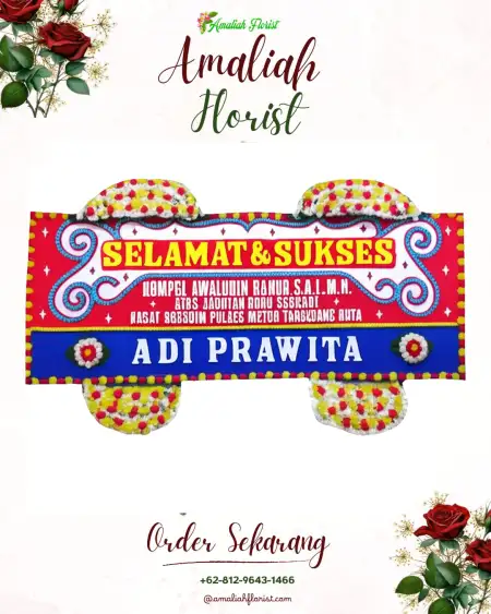 Papan Bunga Ucapan Selamat Marga Jaya